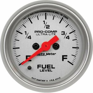 AutoMeter - 4310 - 2-1/16in U/L Fuel Level Gauge - Programmable