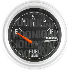 AutoMeter - 4316-09000 - 2-1/16in Fuel Level Gauge Hoonigan Series