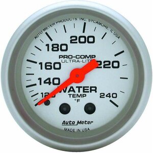 AutoMeter - 4333 - 2-1/16in U/L Water Temp Gauge 120-240