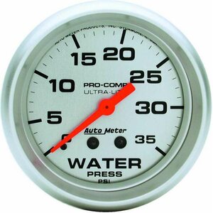 AutoMeter - 4407 - Water Pressure 0-35 PSI Mech.