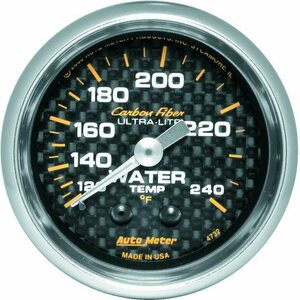 AutoMeter - 4732 - 2-1/16in C/F Water Temp. Gauge 120-240