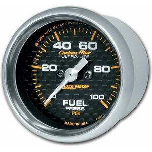 AutoMeter - 4763 - C/F 2-1/16in Fuel Press. Gauge 0-100PSI