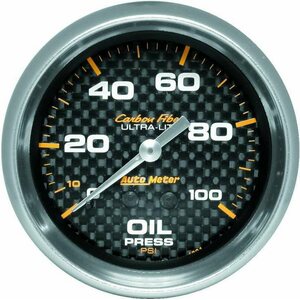 AutoMeter - 4821 - C/F 2-5/8in Oil Pressure Gauge 0-100PSI