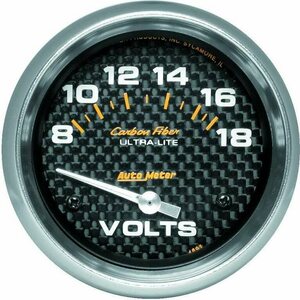 AutoMeter - 4891 - C/F 2-5/8in Voltmeter 8-18 Volts