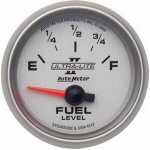 AutoMeter - 4913 - 2-1/16in U/L II Fuel Level Gauge 0-90ohms