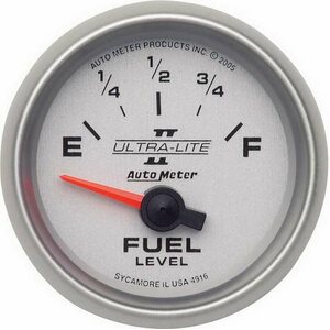 AutoMeter - 4916 - 2-1/16in U/L II Fuel Level Gauge 240-33ohms
