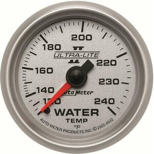 AutoMeter - 4932 - 2-1/16in U/L II Water Temp. Gauge 120-240