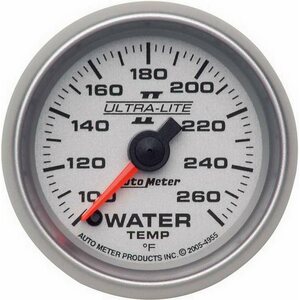 AutoMeter - 4955 - 2-1/16in U/L II Water Temp. Gauge 100-260