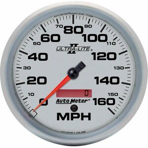AutoMeter - 4989 - 5in U/L II In-Dash Speedo 160MPH