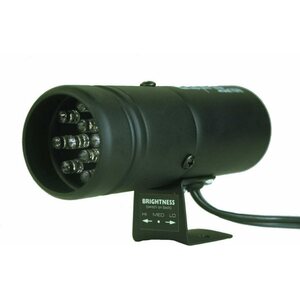 AutoMeter - 5332 - Super-Lite Shift Light Black - 12 LED's