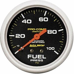 AutoMeter - 5412 - 0-100 Fuel Pressure Gaug