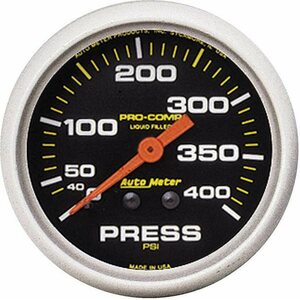 AutoMeter - 5424 - 2-5/8 P/C Pressure Gauge 0-400psi