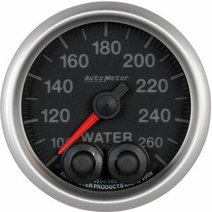 AutoMeter - 5654 - 2-1/16 E/S Water Temp. Gauge - 100-260