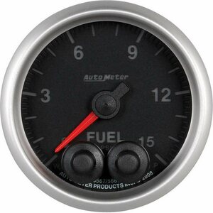 AutoMeter - 5667 - 2-1/16 E/S Fuel Press. Gauge - 0-15psi