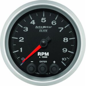 AutoMeter - 5697 - 3-3/8 E/S In-Dash Tach - 10K RPM
