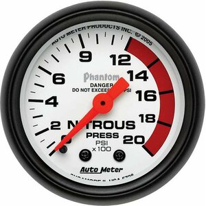 AutoMeter - 5728 - 2-1/16in Phantom Nitrous Pressure Gauge