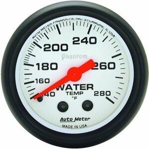 AutoMeter - 5731 - Phantom 2 1/16in Water Temp 140-280
