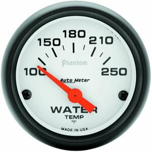 AutoMeter - 5737 - Phantom 2 1/16in Water Temp 100-250 Elec.