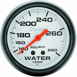 AutoMeter - 5831 - 2-5/8in Phantom Water Temp Gauge 140-280