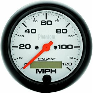 AutoMeter - 5887 - 3-3/8in Phantom Speedo 120mph