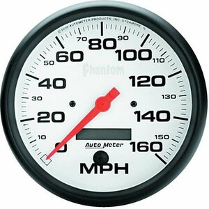AutoMeter - 5889 - 5in Phantom Speedometer 160mph