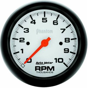AutoMeter - 5897 - 3-3/8in Phantom In-Dash Tach 10000 RPM
