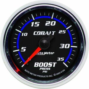 AutoMeter - 6104 - 2-1/16in C/S Boost Gauge 0-35 psi