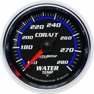 AutoMeter - 6131 - 2-1/16in C/S Water Temp Gauge 140-280