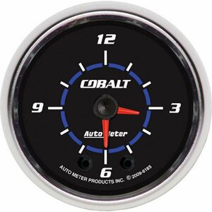 AutoMeter - 6185 - 2-1/16 Cobalt Hi-Def Clock