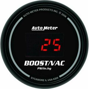 AutoMeter - 6359 - 2-1/16in DG/B Vacuum/ Boost Gauge