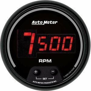 AutoMeter - 6397 - 3-3/8in DG/B In-Dash Tachometer