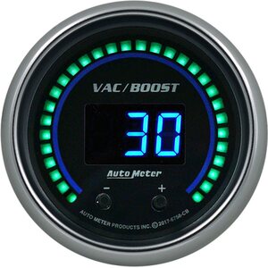AutoMeter - 6758-CB - 2-1/16 Vac/Boost Gauge Elite Digital CB Series