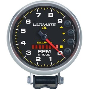 AutoMeter - 6896 - 5in Ultimate DL Tach 9000 RPM Black