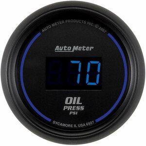 AutoMeter - 6927 - 2-1/16 Oil Press Gauge 5-100 PSI Digital