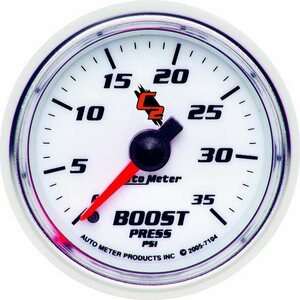 AutoMeter - 7104 - 2-1/16in C2/S Boost Gauge 0-35 psi