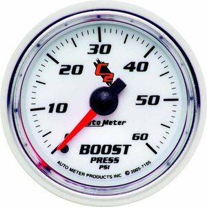 AutoMeter - 7105 - 2-1/16in C2/S Boost Gauge 0-60psi