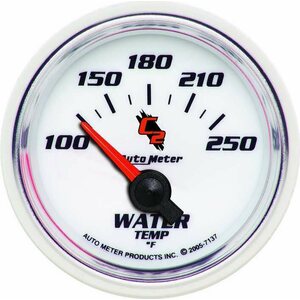 AutoMeter - 7137 - 2-1/16in C2/S Water Temp Gauge 100-250