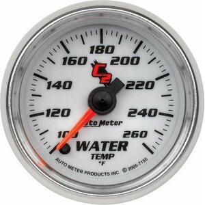 AutoMeter - 7155 - 2-1/16in C2/S Water Temp. Gauge 100-260