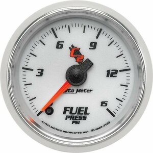 AutoMeter - 7162 - 2-1/16 C2/S Fuel Press. Gauge 0-15psi