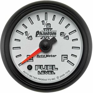AutoMeter - 7510 - 2-1/16in P2/S Fuel Level Gauge