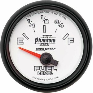 AutoMeter - 7516 - 2-1/16in P/S II Fuel Level Gauge 240-33ohms