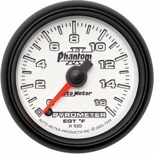 AutoMeter - 7544 - 2-1/16in P/S II Pyrometer Kit 0-1600
