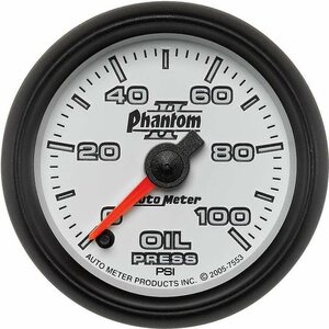 AutoMeter - 7553 - 2-1/16in P/S II Oil Pressure Gauge 0-100psi