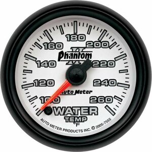 AutoMeter - 7555 - 2-1/16in P/S II Water Temp. Gauge 100-260