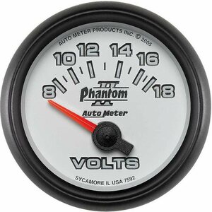 AutoMeter - 7592 - 2-1/16in P/S II Voltmeter 8-18