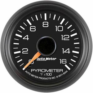 AutoMeter - 8344 - 2-1/16 Pyrometer Gauge - GM Diesel Truck