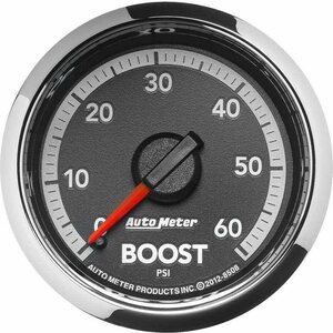 AutoMeter - 8508 - 2-1/16  Boost Gauge 0-60 PSI Dodge Diesel