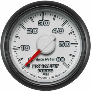 AutoMeter - 8525 - Exhaust Pressure Gauge 0-60psi Dodge Match