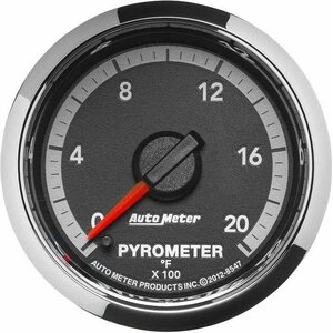 AutoMeter - 8547 - 2-1/16 Pyrometer Gauge 2000 Deg. Dodge Diesel