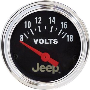 AutoMeter - 880242 - 2-1/16 Voltmeter Gauge - Jeep Series
